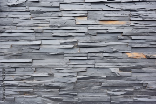 charcoal grey schist wall, subtle sheen