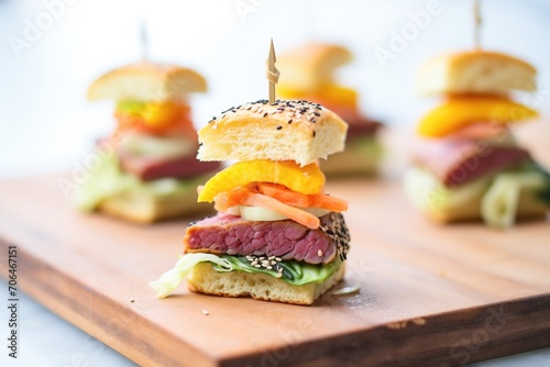 corned beef and cabbage sliders on mini buns