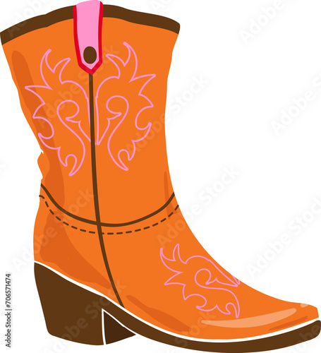 Howdy Cow girl Boot Element