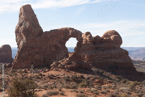 Arch and rock formation 
