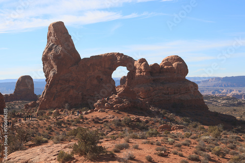 Arch and rock formation 
