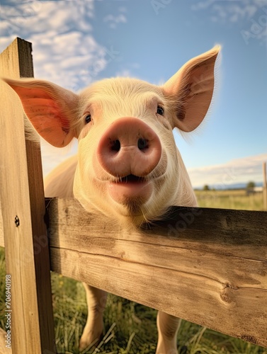 Pig Oink: Capturing the Charming Country Sound at a Farm Minor size farm animal.