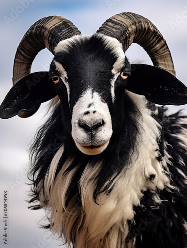 Swaledale Sheep: Majestic UK Breed Amidst Idyllic Farming Landscape