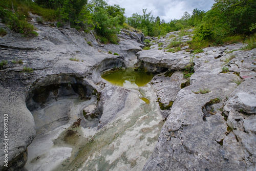 Green Sopot stream in Istria Croatia