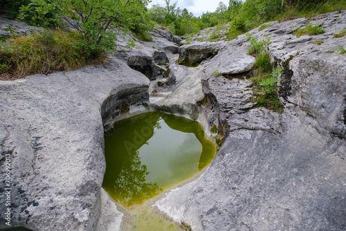 Green Sopot stream in Istria Croatia