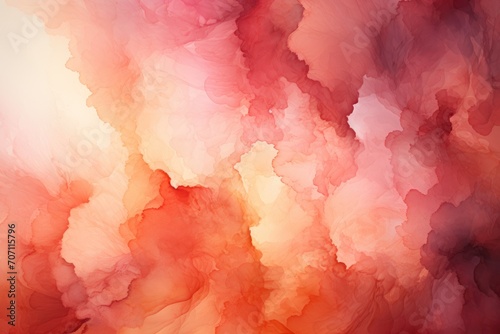 Abstract watercolor paper background in peach fuzz color, 2024 year trend 