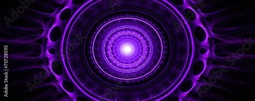 Symmetric violet circle background pattern 
