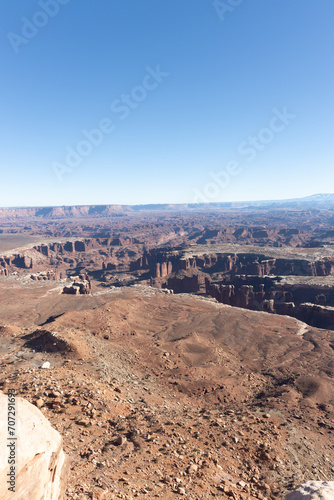 view into a canyon 
