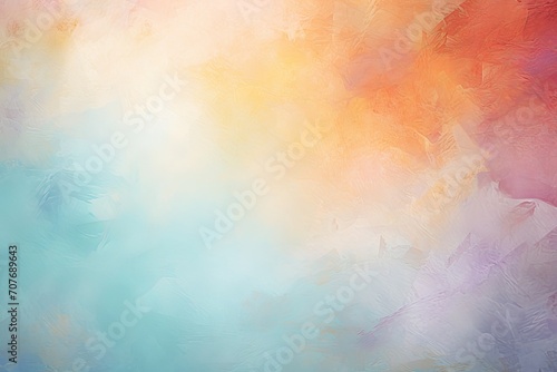 Abstract painting background or texture: a photo of a colorful and artistic oil on canvas artwork