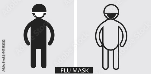 flu mask typically refers to a face mask designed to help reduce the spread of respiratory infections, including the flu