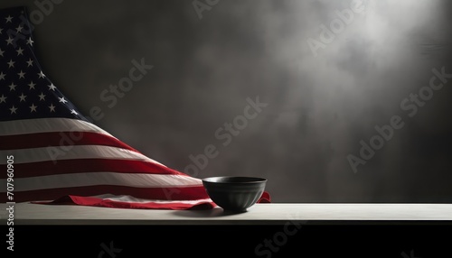 martin luther king day with american flag