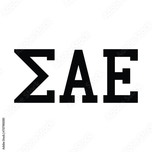 Sigma Alpha epsilon greek letters