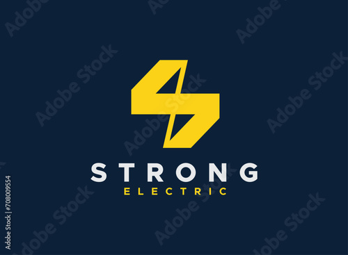 Introducing our "Letter S Volt" logo design template - an iconic symbol for any bold and modern company. This logo used for thunder letter s logos, electrical, lightning, power, flash, energy, charge