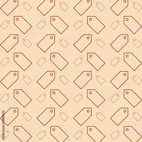 Tag trendy vector design repeating pattern illustration background