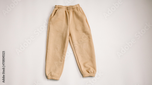 Sport sweatpants isolated on a white background
