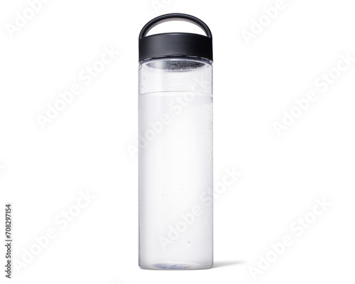 水の入った携帯用の水筒（影あり）