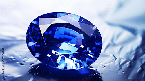 luxury natural blue sapphire gemstone