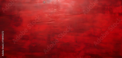 Plain one color red photography backdrop, chiaroscuro effect, slightly cloudy textured backdrop