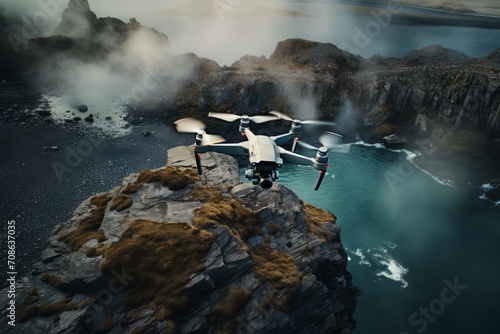 Drone technology enabling photographers to capture breathtaking natural vistas