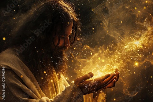 Jesus as a celestial alchemist Transforming lead into gold