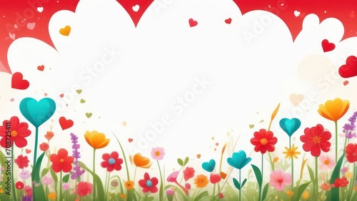 Beautiful gift boxes with balloons and flowers on a light background with space for text 