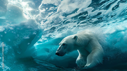 Beneath the ice bear