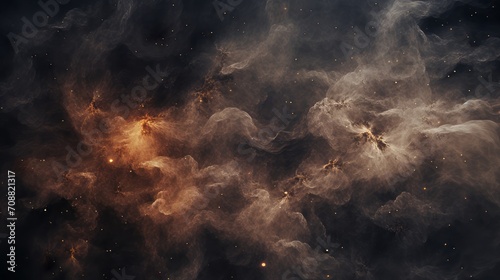 Close up cosmic dust cloud patterns