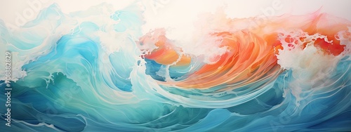 colorful wavy background
