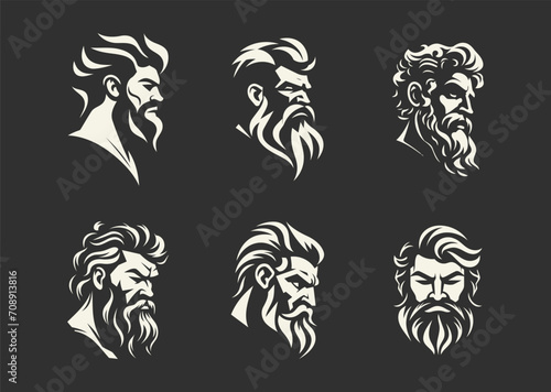 Hercules logo design vector illustration