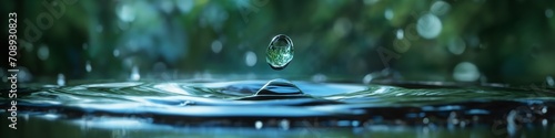 A simple collection of photos with water and water droplets. Useful when you need a clean background image. generative ai