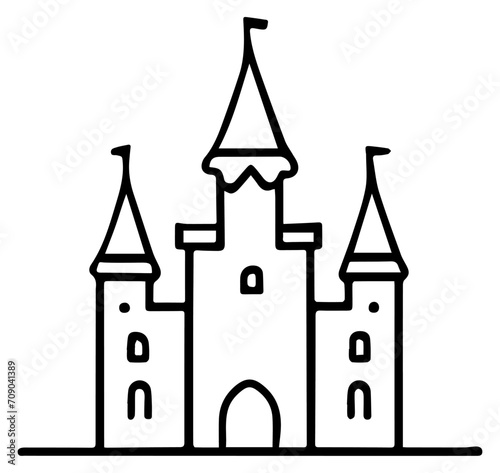 Zamek ilustracja