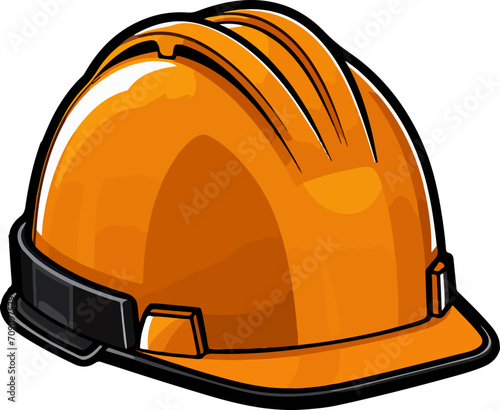 Construction helmet clipart design illustration