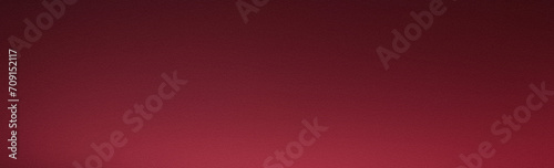 Abstract bordeaux red mat wall texture background. Elegant background with space for design copy space. Gradient. Web banner. Wide panoramic
