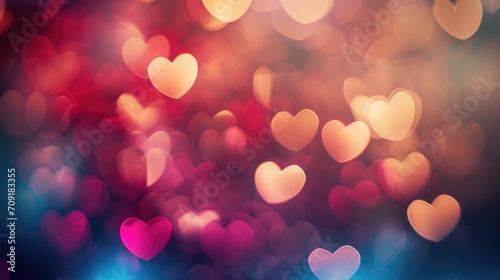 Heart background, creating a soft, dreamy effect that is synonymous with romance and love, perfect for Valentine's Day themes or romantic decorations