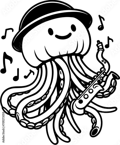 Jazzy Jellyfish Cartoon icon 4