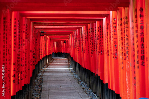 Fushimi Inari Taisha Torii Schrein der tausend Torii in Kyoto