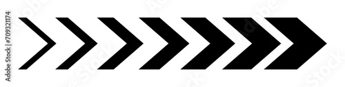 Arrow dynamic symbol. Speed, fast arrows symbols set. Arrow dynamic elements.