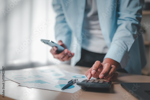 business, chart, pie, graph, investment, finance, diagram, pie chart, financial, growth. businessman reviewing financial reports and analyzing investment charts at workplace for find mistake.