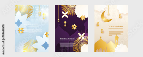 Colorful colourful vector elegant design greeting card ramadhan. Vector illustrations for greeting card, invitation card, website banner, social media banner, marketing material.