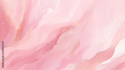 blush pink watercolor fluid painting design card