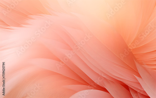 Abstract background of peach color. Wallpaper with wavy lines.