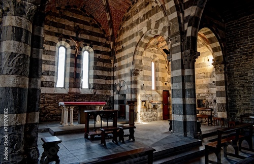 Eglise Saint Pierre , Porto Venere, Parc Naturel, Nationale , Régionale, Nord-Ouest, Italie