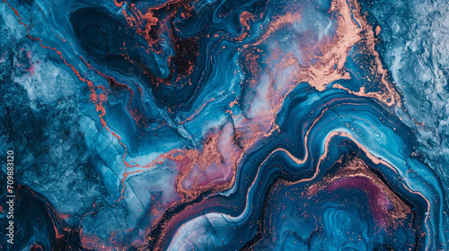 Blue, maroon, & indigo marble background