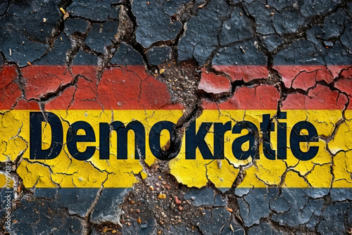 Verletzliche Demokratie in Deutschland - Symbolbild