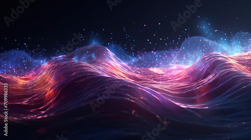Abstract hi tech. Abstract digital background. Wave abstract liquid background. Fabric background. Gradient background. Ai 