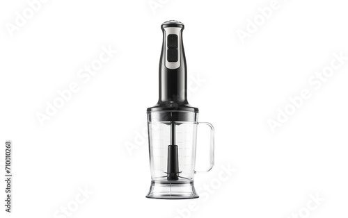 Hand Blender Isolated on Transparent Background PNG.