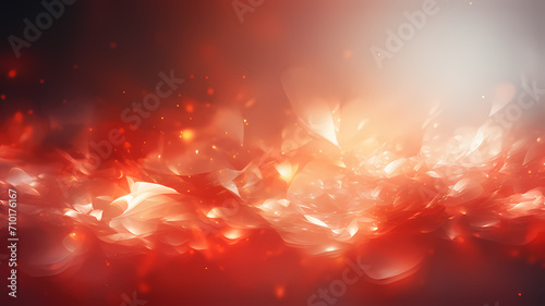 Simplistic red and white light flare background, digital art background