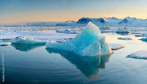 melting Arctic ice sheets, symbolizing the urgent threat of global warming and climate change in our rapidly changing world