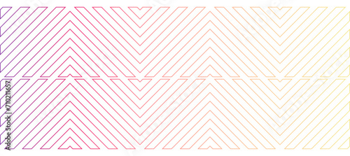 gradient outline chevron geometric design background