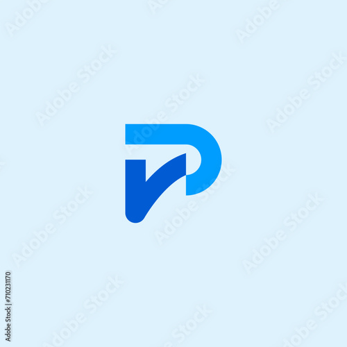 modern letter p logo design. Vector illustration creative letter f logo. modern logo design vector icon template
